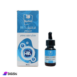 سيروم لاكتيك HA5 مقشر لطيف ومنعم ماركة Radins سعة 30مل