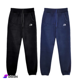 STARTER Boys Cotton Pants with Elastic Waist and Ankle Cuffs