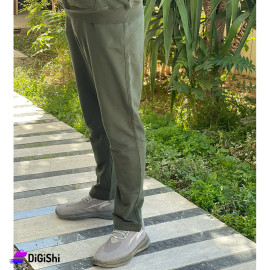 Men's Cotton Pants Olive Color M166 Model