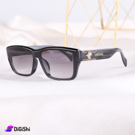 VERSACE Women's Sunglasses Square Shape Black Frame with Gold - Copy