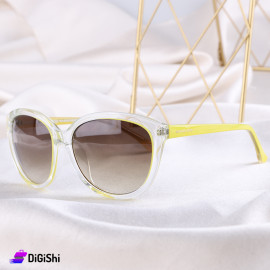 نظارات شمسية MICHAEL KORS عدسة معالجة وإطار لون أصفر - Copy