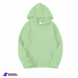 Fleece Cotton Hoodie Dark Blonde colour