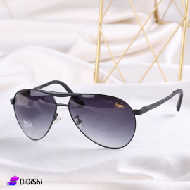 LACOSTE Men's Sunglasses with Black Treated Lens and Black Frame - Copy