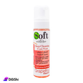 غسول رغوي ماركة Soft معزز بالغريفون وفيتامين C