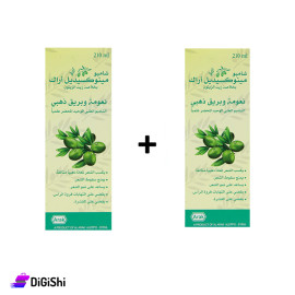 عرض عبوتان شامبو مينوكسيديل بخلاصة  زيت الزيتون ماركة Arak
