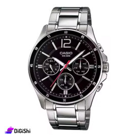 Casio Men's Wrist Watch MTP-1374D-1AVDF Silver Color