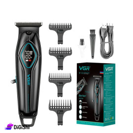 VGR Model V-945 Digital Men's Shaver Black