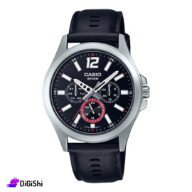 Casio Men's Wrist Watch MTP-E350L-1BVDF Black Color
