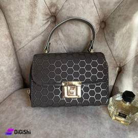Women's Three Layer Hand and Shoulder Bag Black