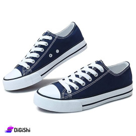 Men's Short Leg Sports Boots Navy and White