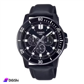 ساعة يد رجالية ماركة CASIO موديل MTP-VD300BL-1EUDF لون أسود