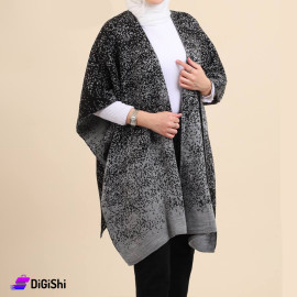 Women's Long Gap Black and Gray Color