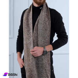 شال رجالي صوف تريكو ماركة التقى مونس لون شوكو وبني