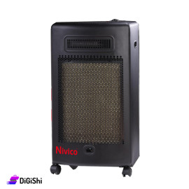 مدفأة غاز وكهرباء نظام شاشة مع توربين ماركة Nivico موديل GH-ST20