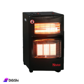 مدفأة غاز وكهرباء ماركة Nivico موديل GH-2020