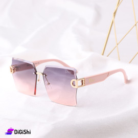 DIOR Sunglasses with Pink Frame and Pink and Gray Lens - Copy