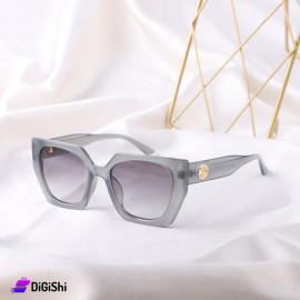BURBERRY Sunglasses With Lens and Frame Transparent Petrol Color