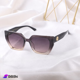 BURBERRY Sunglasses With Black Frame and Black and Transparent Lens - Copy