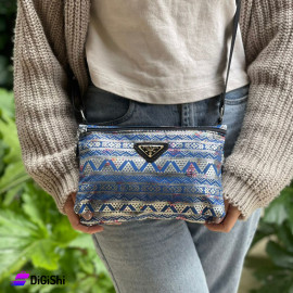 Women's Shoulder Bag Shoulder Strap Leather Navy Color