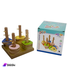 لعبة الأشكال الخشبية Sham Toys