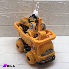 Dump Truck Toy with Plastic Crane