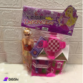 Barbie Game with House and Furniture