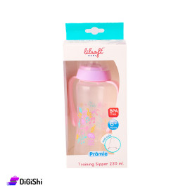 Baby Bottle Lilsoft Brand 250ml Capacity with Handle Additional Nipple Notes drawing