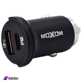 MOXOM MX-VC08 Car Charger with Two USB and Type-c Ports