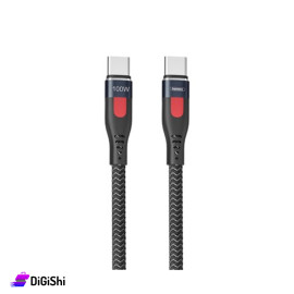 كابل Type-C إلى Type-C شحن سريع ونقل بيانات ماركة REMAX موديل  RC-187