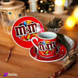 طقم فناجين قهوة M&M