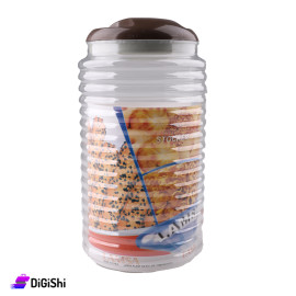 Fluted Plastic Diameter with Large Size Lid