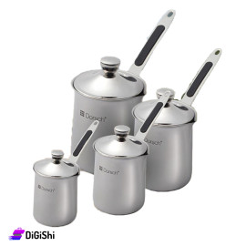 Coffee Pots Set with Lid Made of Stainless Steel