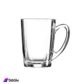 Luminarc New Morning Dozen of Transparent Plain Glass Tea Mugs 12 Pieces