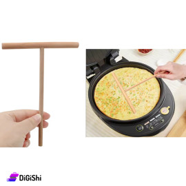 Wooden Tool for Small Size Crepe Dough and Pancakes