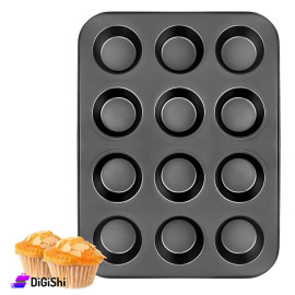 Cupcake Pan for Muffin Non Stick Consisting of 12 Circles