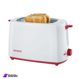 Severin 9940 Automatic Toaster White and Red 700W