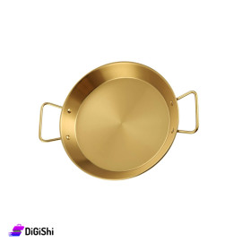 مقلا ستانلس ستيل قياس 20سم لون ذهبي