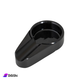 Oval Ashtray Melamine Black