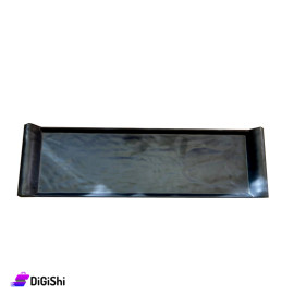 Melamine Rectangular Serving Plate Black