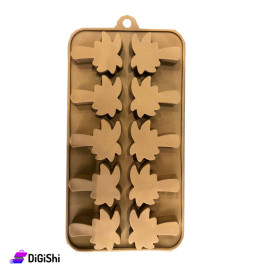 Silicone Cake Mould in the shape of Palm Tree Light Brown