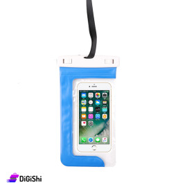 Waterproof Mobile Bag With Lanyard Blue