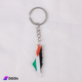 Plexiglas key Flag of Palestine
