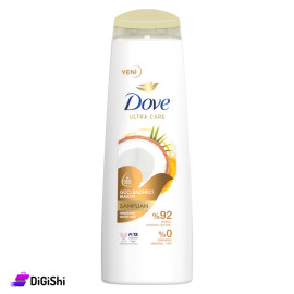 شامبو للشعر ماركة Dove النوع ULTRA CARE للعناية بالشعر بزيت جوز الهند