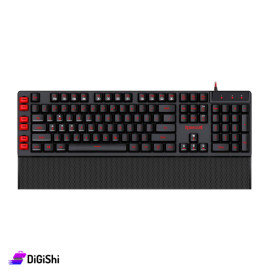 كيبورد سلكي K505-RGB ماركة REDRAGON لون أسود