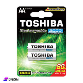Toshiba 2000mAh AA Rechargeable Batteries