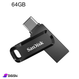 فلاشة Type-C ماركة SanDisk موديل Ultra Dual Drive Go ذاكرة 64غيغابايت