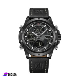 ساعة يد رجالية ماركة NAVIFORCE موديل NF9225 لون أسود