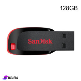 فلاشة SanDisk موديل Cruzer Blade سعة 128غيغابايت