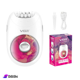VGR V-706 Women's Shaver White and Pink