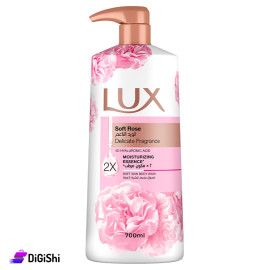 غسول جسم بالورد الناعم لترطيب البشرة ماركة LUX سعة 700 مل